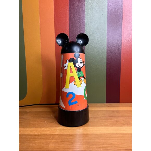 Vintage Mickey Mouse bedroom nightlight ABC touch lamp luminaire - Picture 3 of 9